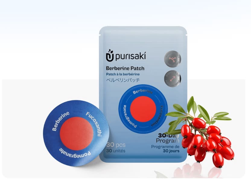 Purisaki Berberine Patches Limited Time Offer Only $15.99/per pack